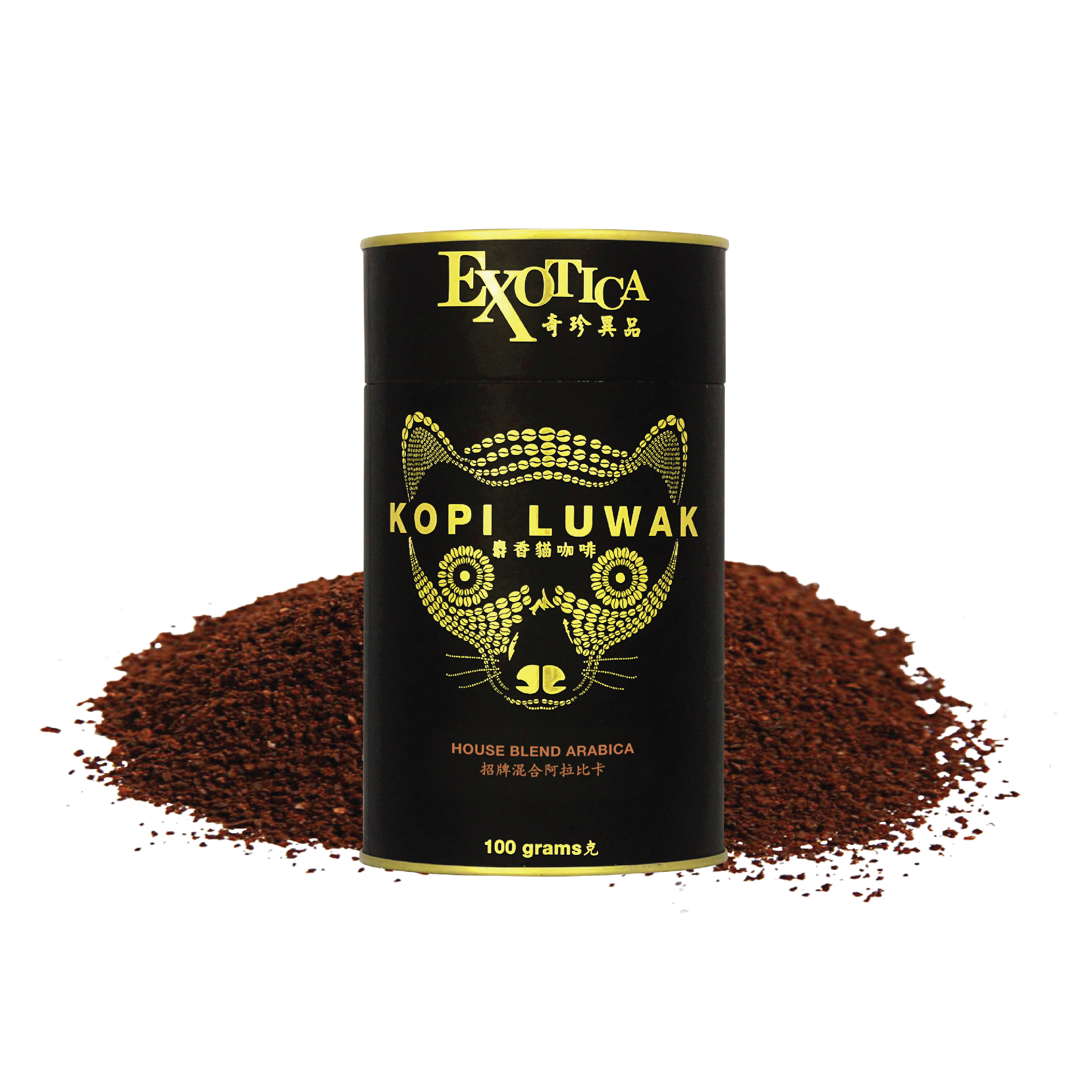 Exotica Kopi Luwak House Blend Arabica (Ground) 100g
