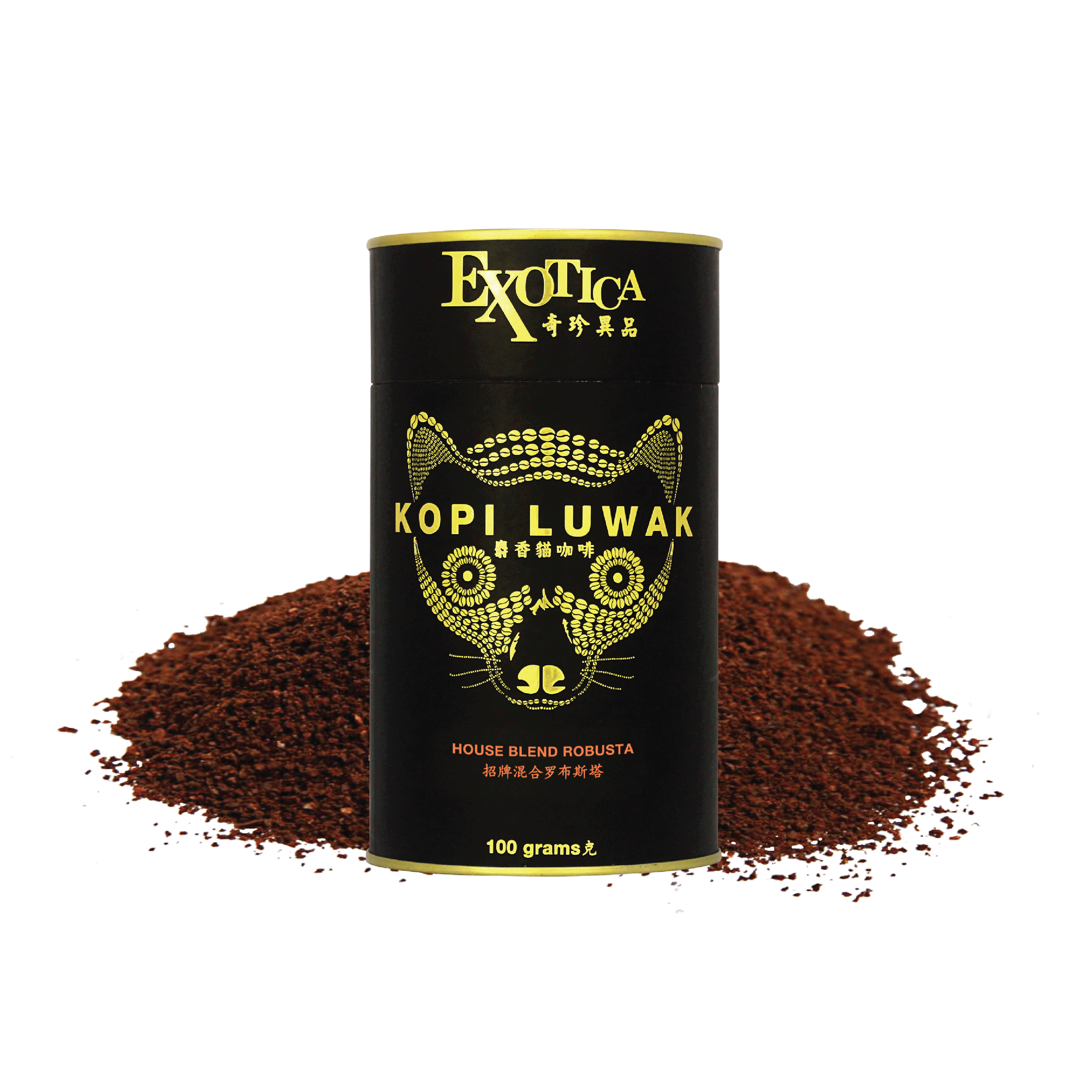Exotica Kopi Luwak House Blend Robusta (Ground) 100g
