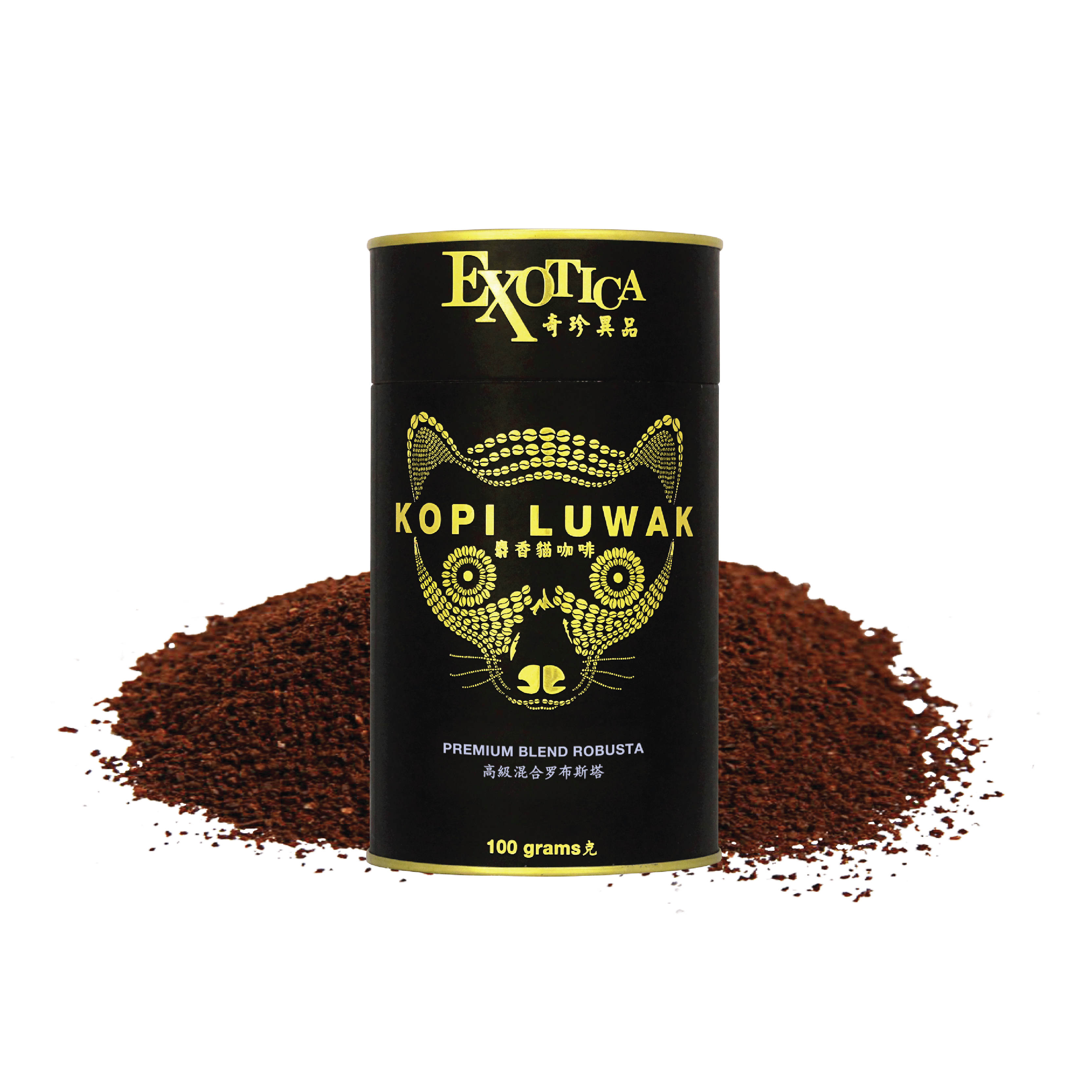 Exotica Kopi Luwak Premium Blend Robusta (Ground) 100g